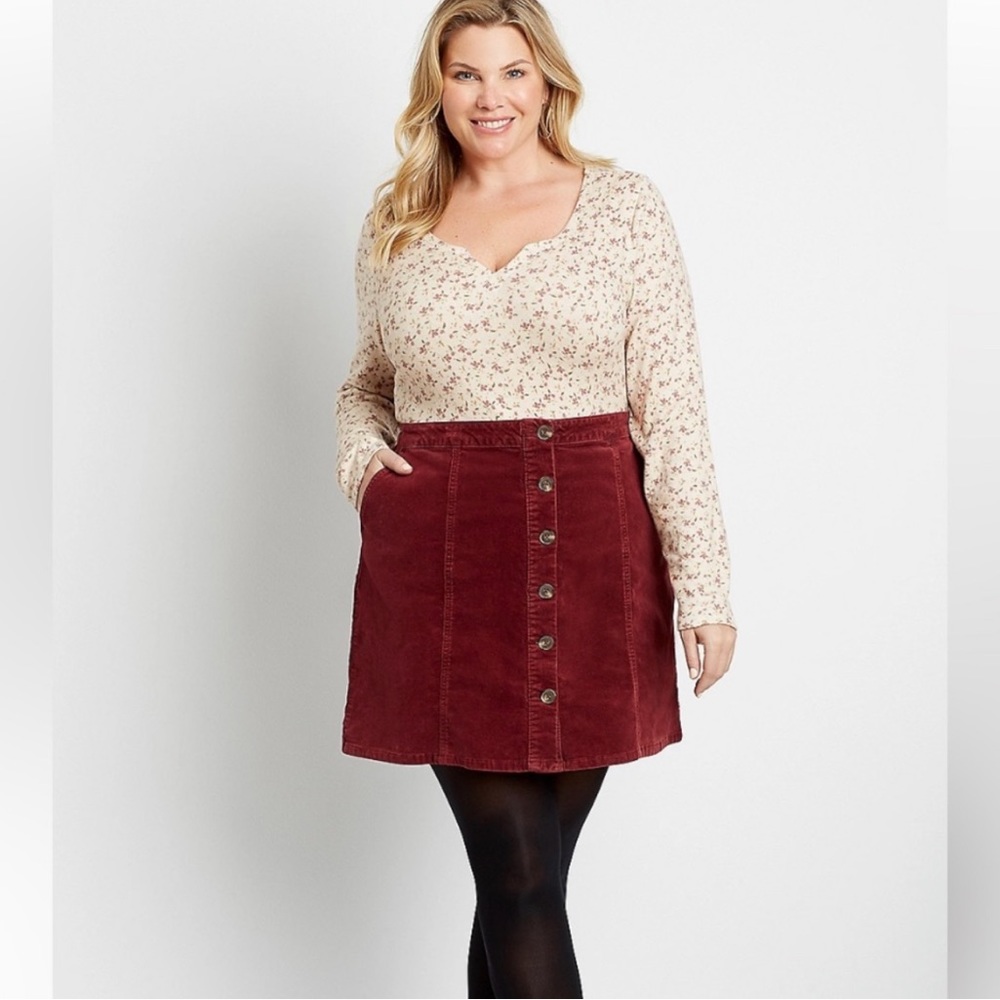 Maurice’s Maroon skirt